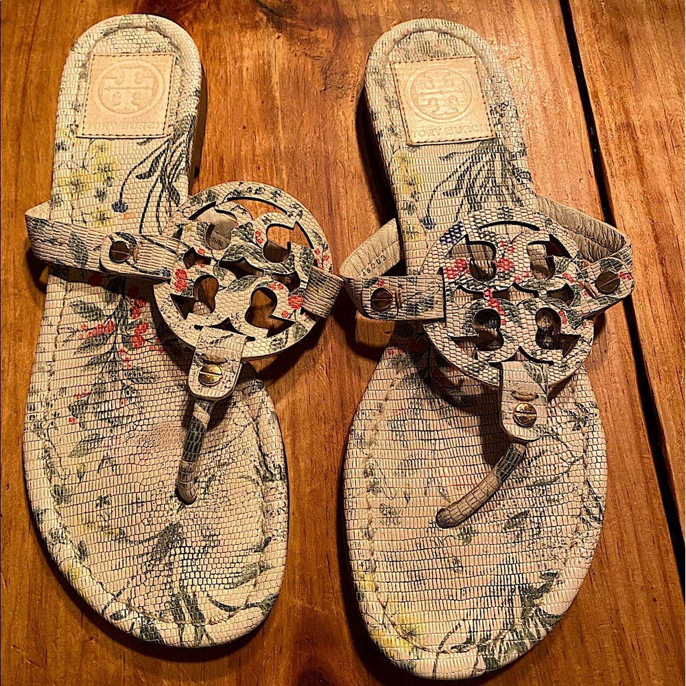 Tory Burch multi color Miller Sandal